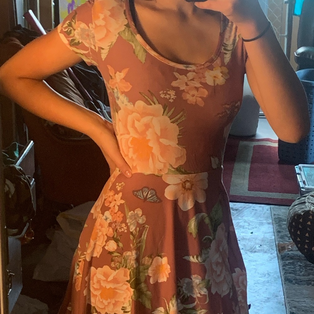 Flower casual dress